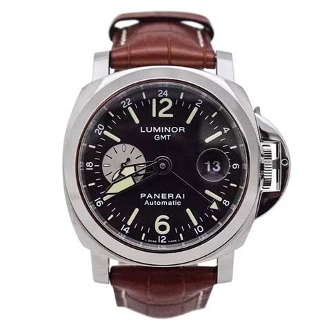 Panerai Luminor 44 GMT Leather Watch 